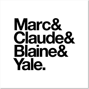 WED Fab Four - Marc Claude Blaine Yale Posters and Art